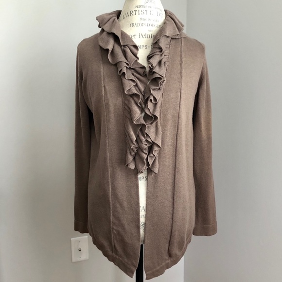 The Limited Brown Open Front Cardigan - Picture 1 of 6